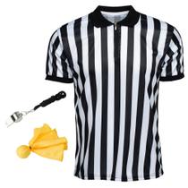 Camisa de árbitro Murray Sporting Goods masculina com gola e apito