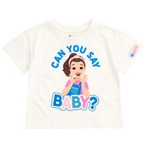 Camisa de bebê Ms. Rachel Newborn White 6-9 meses