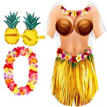 Camisa de biquíni com capa de camisa Jeyiour, roupa feminina engraçada de Halloween