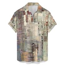 Camisa de boliche com tema natalino masculino funky havaiano