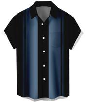 Camisa de boliche Deer Lady Vintage dos anos 50 retrô de manga curta Camisa de boliche Deer Lady Vintage dos anos 50 retrô de manga curta