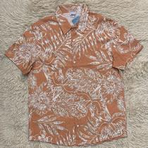 Camisa de botão manga curta masculina