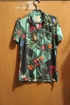 Camisa De Botão Ocenao Floral Masculino Camisa De Botão Ocenao Floral Masculino