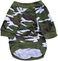 Camisa de cachorro pequeno cão cão roupas camo cão camiseta para cães