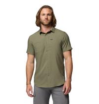 Camisa de caminhada Columbia Silver Ridge Utility Lite masculina verde M