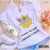 Camisa de Carnaval Personalizada - T-Shirt Exclusiva