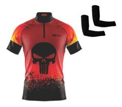 Camisa de Ciclismo Bike MTB XFreedom C/ Proteção UV + Par de Manguitos