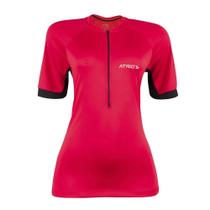 Camisa de Ciclismo Bike Pedal Sport Atrio Feminina Vermelha Tamanho GG VB025