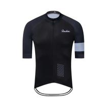 Camisa De Ciclismo De Manga Curta Preta Masculina Raudax Classic Racing Top Summer Bike Wear