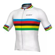 Camisa de Ciclismo ERT Premium Campeao Mundial Branco Tam M