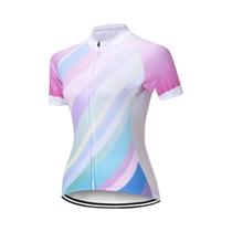 Camisa de ciclismo feminina bicicleta topo mountain road mtb camisas roupas