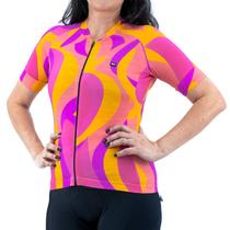 Camisa de Ciclismo Feminina Márcio May Funny Sun Island Camisa de Ciclismo Feminina Márcio May Funny Sun Island