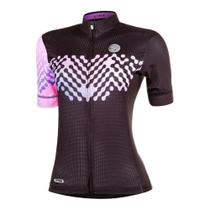 Camisa de ciclismo feminina Mauro Ribeiro Link