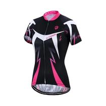 Camisa de Ciclismo Feminina Respirável - Secagem Rápida para Verão e MTB