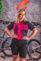 Camisa de Ciclismo Feminina Slim Respirável Proteção Solar Bike