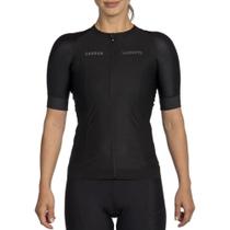 Camisa De Ciclismo Jersey Carbon Black Legend Fem 2022