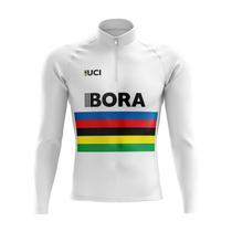 Camisa de Ciclismo Manga Longa Masculina Proteção UV50+ Com Bolsos