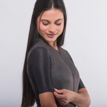 Camisa de Ciclismo Márcio May Highline Marrom Manga Curta Slim Unissex