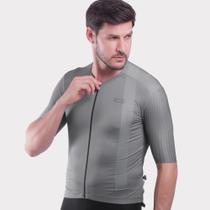 Camisa de Ciclismo Márcio May Highline Silver Point Cinza Slim Unissex Camisa de Ciclismo Márcio May Highline Silver Point Cinza Slim Unissex