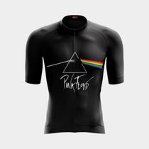 Camisa de Ciclismo Masculina Bike Pink Floyd Manga Curta PRO 3 Bolsos Utilitários Proteção Uv Ziper Camisa de Ciclismo Masculina Bike Pink Floyd Manga Curta PRO 3 Bolsos Utilitários Proteção Uv Ziper