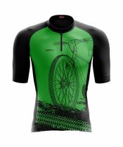 Camisa de Ciclismo Masculina Bike Roda Várias Cores (Pro) Manga Curta