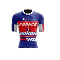 Camisa de ciclismo masculina Classic France Be Fast Camisa de ciclismo masculina Classic France Be Fast
