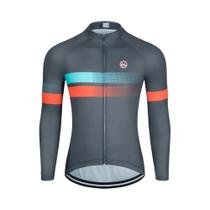 Camisa De Ciclismo Masculina De Manga Longa De Secagem Rápida Para MTB, Roupa Esportiva Para