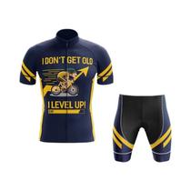 Camisa de Ciclismo Masculina - Manga Curta, Respirável, para Verão e MTB