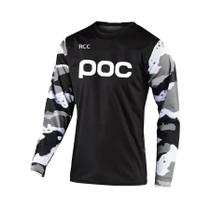 Camisa De Ciclismo Masculina POC 2026 Para Motocross E Downhill, Roupa De Moto MX Para Meninos