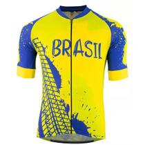 Camisa de Ciclismo Masculina Sport Marcio May Brasil