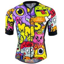 Camisa de Ciclismo Masculina Sport Marcio May Monstros