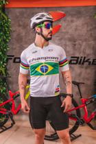 Camisa de Ciclismo Masculina Way Premium Ziper Total Manga Curta