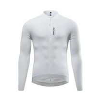 Camisa de Ciclismo Masculina WOSAWE - Manga Longa Branca - MTB Pro Team