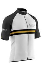 Camisa de ciclismo Mynd Basic Ciclo Urbano branca e preta Camisa de ciclismo Mynd Basic Ciclo Urbano branca e preta