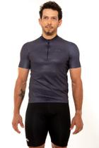 Camisa de Ciclismo Mynd Unissex First jeans preto