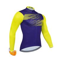 Camisa De Ciclismo Térmica Masculina De Inverno Com Forro De Lã Manga Longa Quente Para MTB E