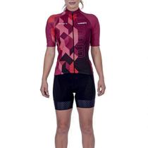 Camisa De Ciclismo Woom Smart Scarlet Feminina 2021