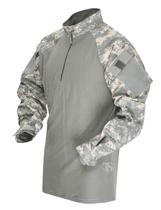 Camisa de combate Tru-Spec T.R.U. 1/4 com zíper MultiCam preta 2XL