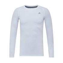 Camisa de compressão DEVOROPA Husky de manga comprida para meninos branca M Camisa de compressão DEVOROPA Husky de manga comprida para meninos branca M