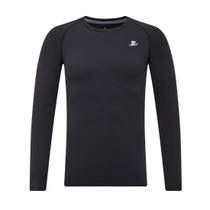 Camisa de compressão DEVOROPA Youth Boys Quick Dry Black XL Camisa de compressão DEVOROPA Youth Boys Quick Dry Black XL