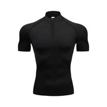 Camisa De Compressão Masculina De Secagem Rápida, Manga Curta, Para Corrida, Academia, Fitness,