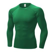 Camisa de compressão Queerier Thermal de manga comprida para homens