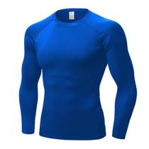 Camisa de compressão Queerier Thermal de manga comprida para homens