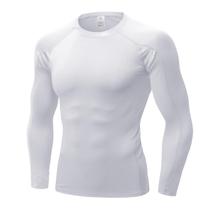 Camisa de compressão Queerier Thermal de manga comprida para homens