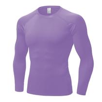 Camisa de compressão Queerier Thermal de manga comprida para homens
