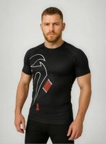 Camisa De Compressão Rashguard Venum Black Belt Dark M/C Camisa De Compressão Rashguard Venum Black Belt Dark M/C
