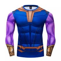 Camisa de Compressão Thanos Manga Longa TS Rock Heroes Tam Asian XL (M Brasil) - Gym Gala