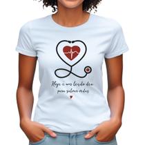 Camisa de enfermagem babylook feminina enfermeira curso técnico faculdade uniforme