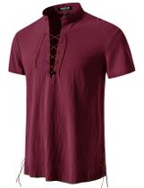 Camisa de fantasia JEMITOP Retro Renaissance Pirate Viking XXL Camisa de fantasia JEMITOP Retro Renaissance Pirate Viking XXL