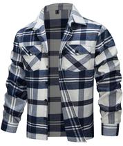 Camisa de flanela TACVASEN isolada de inverno para homens Camisa de flanela TACVASEN isolada de inverno para homens